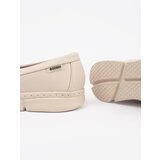 GOODIN Beige light loafers with a pin | Shoptok.si