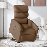 Maison Chic Naslanjač - Relax naslanjač s funkcijo vstajanja rjavo blago, (22040278) | Shoptok.si