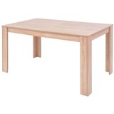  7-dijelni blagovaonski set od umjetne kože boja hrasta/krem | shoptok.hr