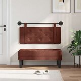  Držeće uzglavlje Zidne Sjajno smeđa 100 cm Antikni PU - Sjajna smeđa 100 cm bez LED | shoptok.hr