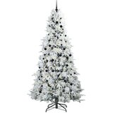 vidaXL Umetno Zložljivo Božično Drevo Zelena 240 cm PE in PVC | Shoptok.si