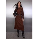 TRENDYOLMILLA Ženska haljina Twoaw26El00013, Smeđa (Braon) | Eponuda.com
