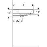Geberit umivalnik Smyle Square (500.249.00.2) Cene