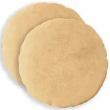 Presvlaka za jastuk 2 pcs HEERLEN Sivosmeđa Ø 60 cm Flanel