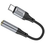 hoco. AUX adapter tipa C na Jack 3,5 mm LS36 12 cm črn | Shoptok.si