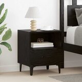  Noćni ormar s ladicama 2 pcs Crni hrast 40 x 35 x 47.5 cm | shoptok.hr