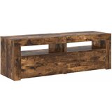 TV ormarić s LED svjetlima boja dimljenog hrasta 120x35x40 cm | Eponuda.ba