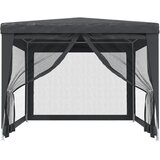  za zabave s 4 mrežasta bočna zida antracit 3 x 4 m HDPE | Eponuda.com