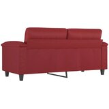  Dvosjed od tkanine crvena boja vina 140 cm umjetne kože | shoptok.hr