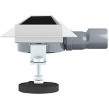  Odvod za tuš s staklenim poklopcem i 360° sifonom Crna 90 cm | shoptok.hr