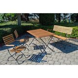 XXXL Zložljiv Vrtni Stol Lindau, 2-Delni Set, Antracit | Shoptok.si
