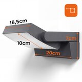  LED prigušiva spoljašnje zidno svetlo LED/12/18/24W/230V 3000/4000/6500K IP54 crna | Eponuda.com
