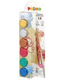  TEMPERA 25 ML U ČAŠI 6 PRIMO 231TM6EP METALIK BLISTER | shoptok.hr