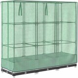  Povišena gredica s pokrovom za staklenik 120 x 40 x 123 cm | shoptok.hr