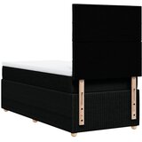  Box spring krevet s madracem crni 90x190 cm od tkanine | shoptok.hr
