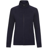 Fruit Of The Loom Navy blue women's sweatshirt with stand-up collar | Shoptok.si