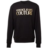 Versace Jeans Couture Sweater majica zlatna / crna