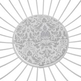 Posuda za Voće Versa Damasco Bijela Metal Čelik Drvo MDF 28 x 10 x 28 cm | shoptok.hr