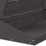  Hranilnik za seno Črna 71 x 33 x 70 cm Hladno valjana jeklo, (5000240445) | Shoptok.si