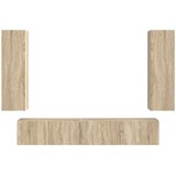  Set TV komoda Zidne 3 pcs Sonoma hrast Konstruirano drvo | Eponuda.com