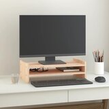  Stalak za monitor 50 x 27 x 15 cm od masivne borovine | shoptok.hr
