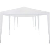 vidaXL Šotor za zabave 3x9 m PE bele barve | Shoptok.si