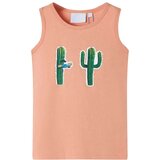  Dječja majica bez rukava svjetlonarančasta 92 | shoptok.hr