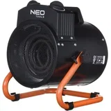 90-068 electric space heater Stainless steel 3000 W IPX4 Black