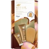 Dove Glow & Go Gradual Self-Tan Gift Set komplet za popolno zagorelost za ženske Cene
