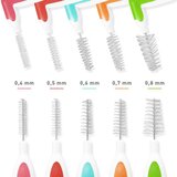 MEDIBLANC Interdental Pick-brush Angle međuzubna četkica 5 kom Mix kit 5 kom | shoptok.hr