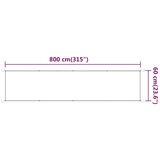  Vertikalna markiza svetlo zelena 60x800 cm tkanina oxford, (20702757) | Shoptok.si