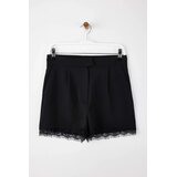TRENDYOLMILLA Ženski šorts Tprss26Sr00002, Crni Cene