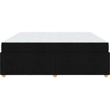  Krevetna konstrukcija s madracem Crna 200 x 200 cm tkanina | shoptok.hr