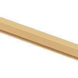 Sobna vrata tanka zlatna 83x201,5 cm kaljeno staklo i aluminij | shoptok.hr