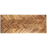 EXCLUSIVHOLZ Plošča iz masivnega lesa Ribja kost (Akacija, 200 x 80 x 2,6 cm) | Shoptok.si