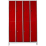 Hanah home Ormar Js1030Kı, 128x200x37 cm, Crveni | ePonuda.com