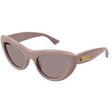 Bottega Veneta BV1282S 004 ONE SIZE (53) Črna/Rjava Cene