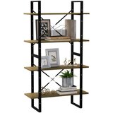 vidaXL ormarić za knjige s 4 razine smeđi 80 x 30 x140 cm od borovine | shoptok.hr
