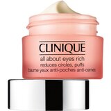 Clinique All About Eyes Rich krema za okoli oči za vse tipe kože 30 ml za ženske | Shoptok.si