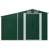  Vrtno spremište zeleno 277 x 93 x 179 cm od pocinčanog čelika | shoptok.hr