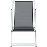 vidaXL Sklopive stolice za plažu 2 kom sive od aluminija i tekstilena | shoptok.hr