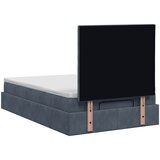  Podesivi krevet s madracem Tamnosiva 120 x 200 cm Baršun | shoptok.hr