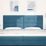  Naslon za glavu s gumbima tamno plavi 200 cm baršun | shoptok.hr