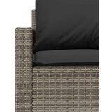  4-dijelni set vrtnih sofa od poliratana s jastucima sivi | shoptok.hr