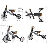  Dječji tricikl guralica 3u1 Optimus sivi | shoptok.hr