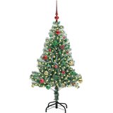  Umjetno Božićno Drvo s Snježnim Flokom i LED Svjetlom 150 cm | shoptok.hr
