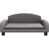  Krevet za pse sivo 70 x 45 x 30 cm od umjetne kože | shoptok.hr