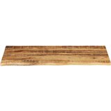vidaXL Mizna plošča 110x60x2,5cm naraven rob trden robusten mangov les | Shoptok.si