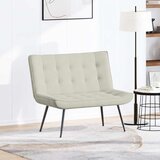 vidaXL Klupa krem 110x74x84 cm baršunasta | shoptok.hr