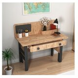 Hanah home Hanah kućni radni sto, smeđi Slike